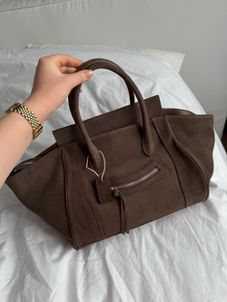 Сумка из натуральной замши