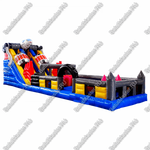 Коммерческий надувной батут "Робот" 16*4*5 м