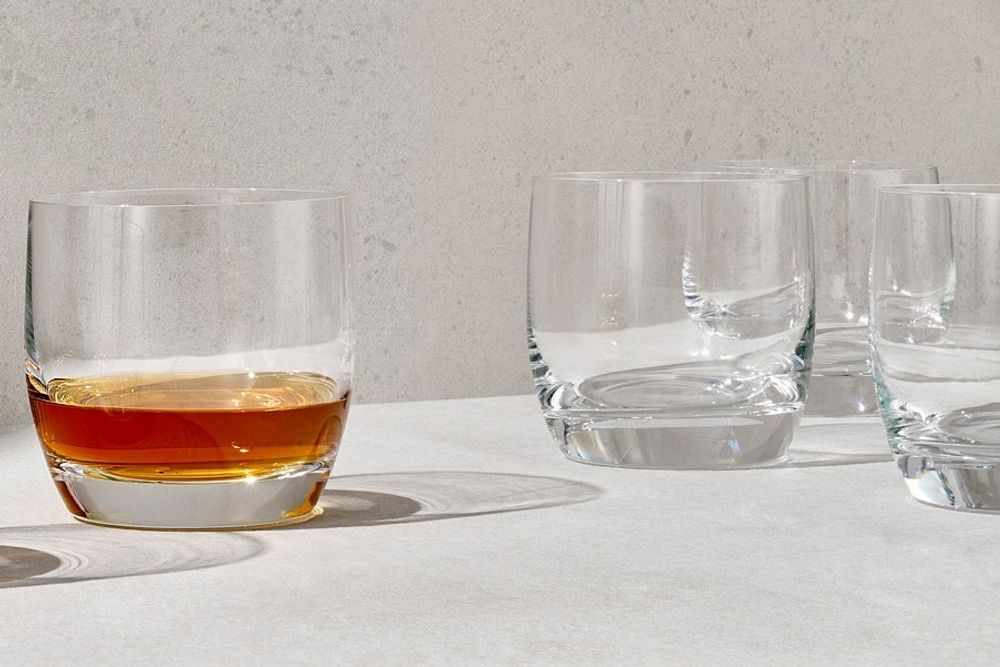 Набор из 6-ти стеклянных стаканов для виски MW827-AS0010, 340 мл, прозрачный