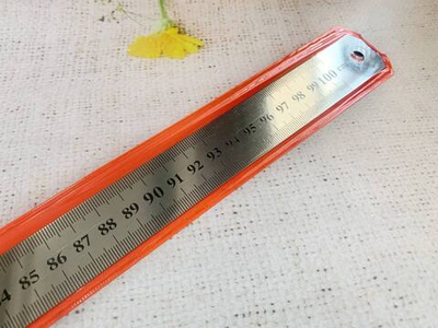 Линейка стальная 100 см, толщина 0,9 мм + чехол, ожидаем