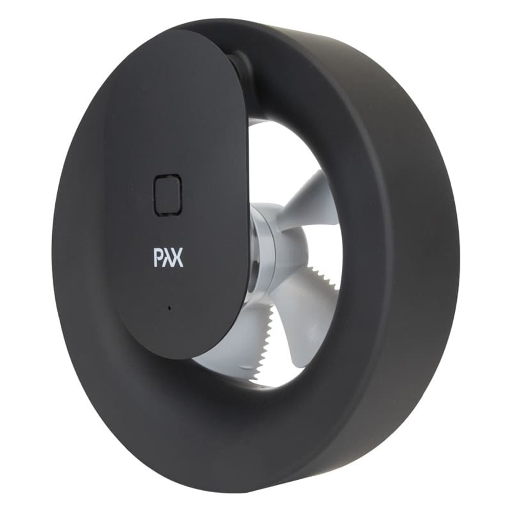 Вентилятор накладной PAX Norte Black (таймер, датчик влажности, программируемый, WiFi управление)