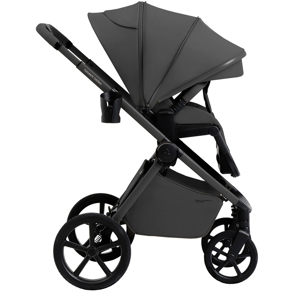 Детская коляска 2 в 1 Sweet Baby SBL Elegante Therma Colore 427712 Dark Grey