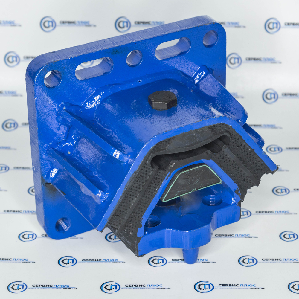 Подушка крепления двигателя SHACMAN F X3000  (в сборе) задняя Qinyan DZ97259590209