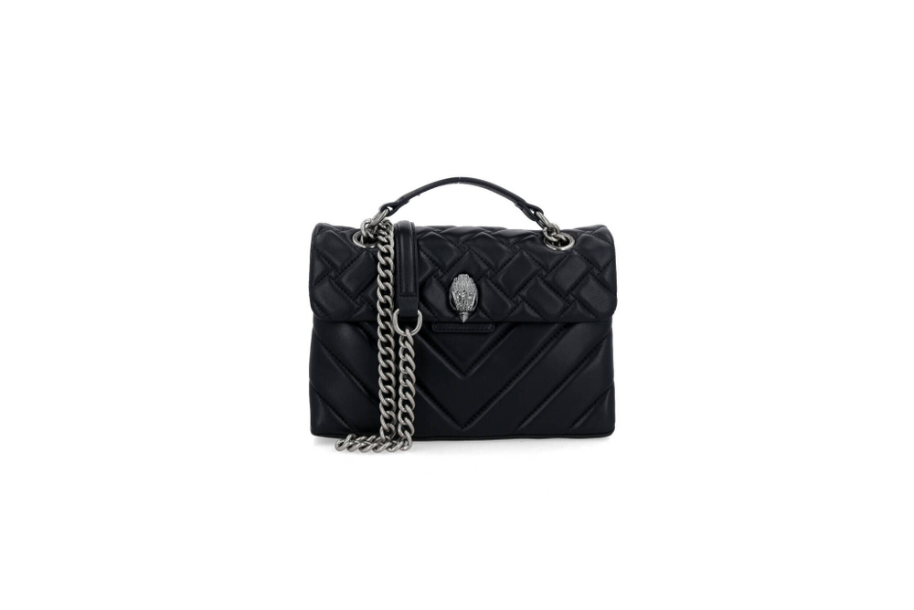 кожаная сумка через плечо kensington Kurt Geiger - черный(1470405109)