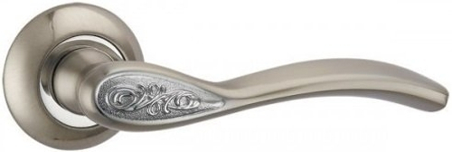 Ручки дверные алюминиевые V85D AL (мат. никель)