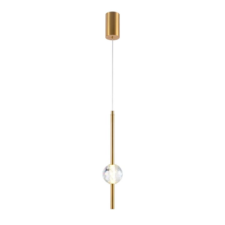 Подвесной светодиодный светильник Indigo Ciondolo 11066/1P Brass V000170L