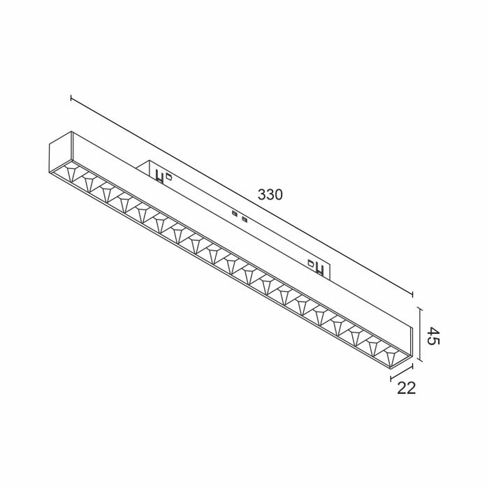 Светодиодный светильник для магнитной системы Ledron GDD20/JG18 Zigbee