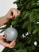 Ель искусственная «РОВЕТО» (Литая хвоя) 210 см / 2.1 м