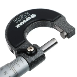 Микрометр механический ЕРМАК, 0-25 мм, шаг измерений 0,01 мм, фиксатор шпинделя