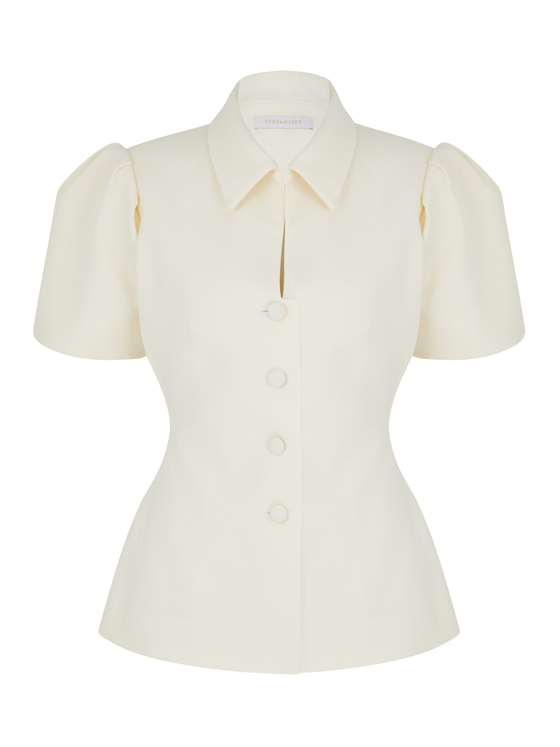 Жакет Odri приталенный, ванильный