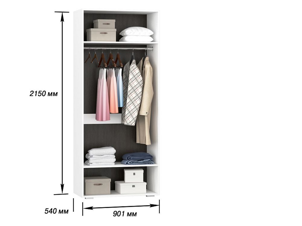 Стокгольм Шкаф 2х ств. (540)
