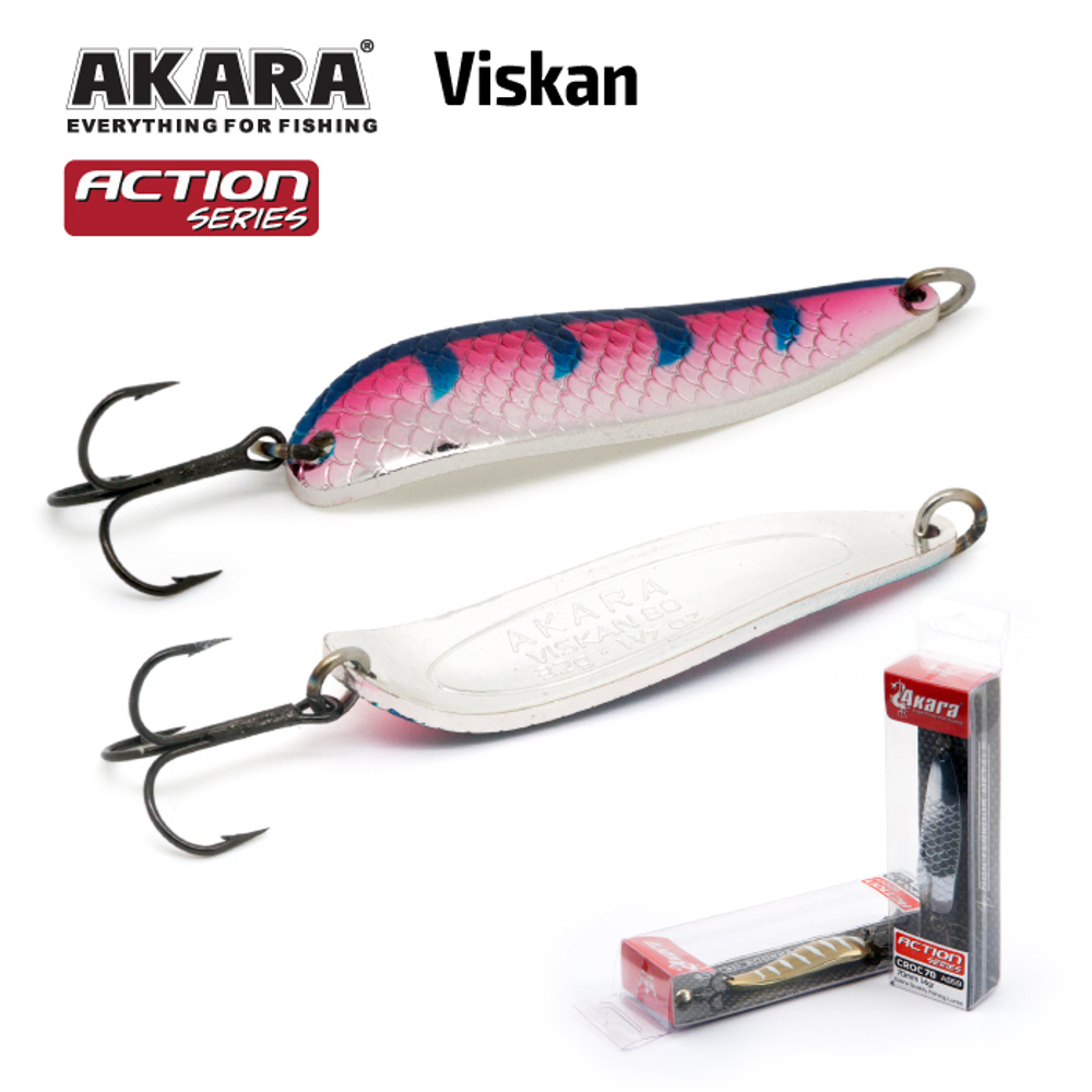 Блесна колебалка Akara Action Series Viskan 80 32 гр. 1-1/7 oz. AB96