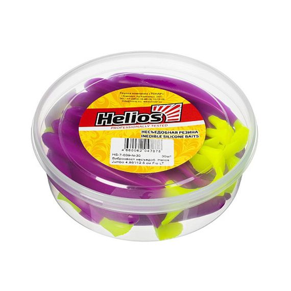 Виброхвост несъедоб. Jumbo 4,95&#39;/12.5 см Fio LT 30шт. (HS-7-039-N-30) Helios
