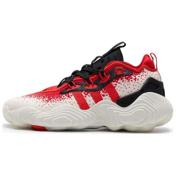Adidas Trae Young 3,0 Баскетбольные кроссовки СРЕДНЕГО размера Белый/черный/красный Унисекс