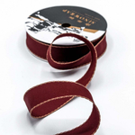 Лента Полиэстер 2,8см х 28м с каймой (Коричневый)