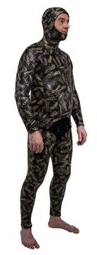 Гидрокостюм Aquateam Elite голый неопрен Heiwa 8 мм Черный