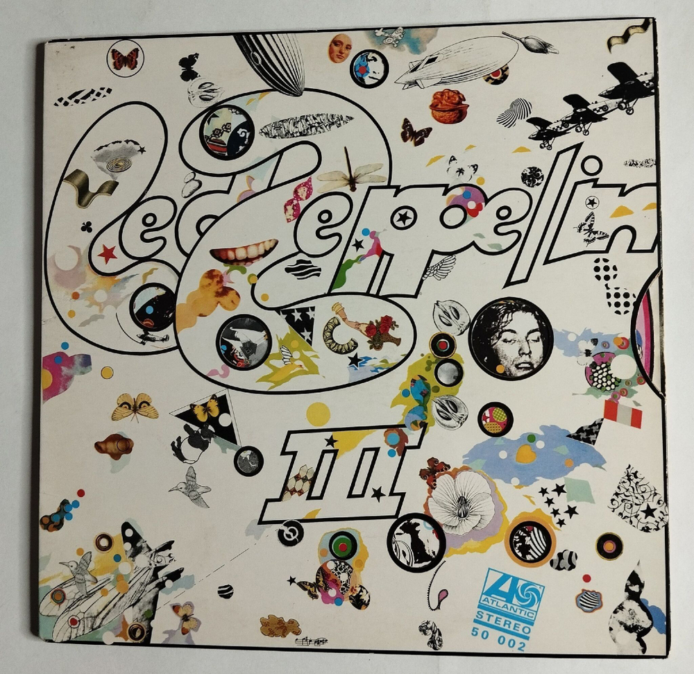 Винтажная виниловая пластинка LP Led Zeppelin III (France 1975)