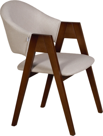 Стул Снуг, массив бука, старинный орех, Florida Cream