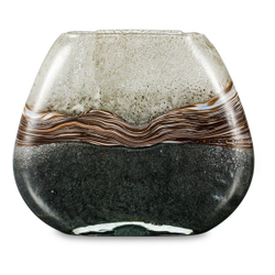 Ваза стеклянная 23х6.5х19см Rasteli Поток