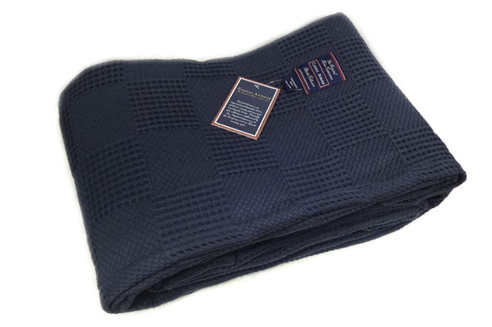 Плед-покрывало 160x220 Casual Avenue Edinburgh синий вид