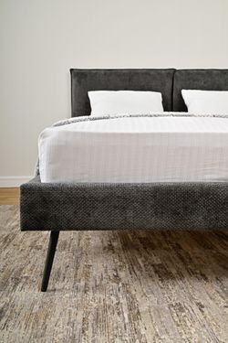 Кровать Сильвия 1,6 (Графит), ДСВ-Мебель