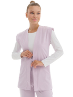 Жилет медицинский женский Тезис TZ420 приталенный, без рукавов, синий, 50