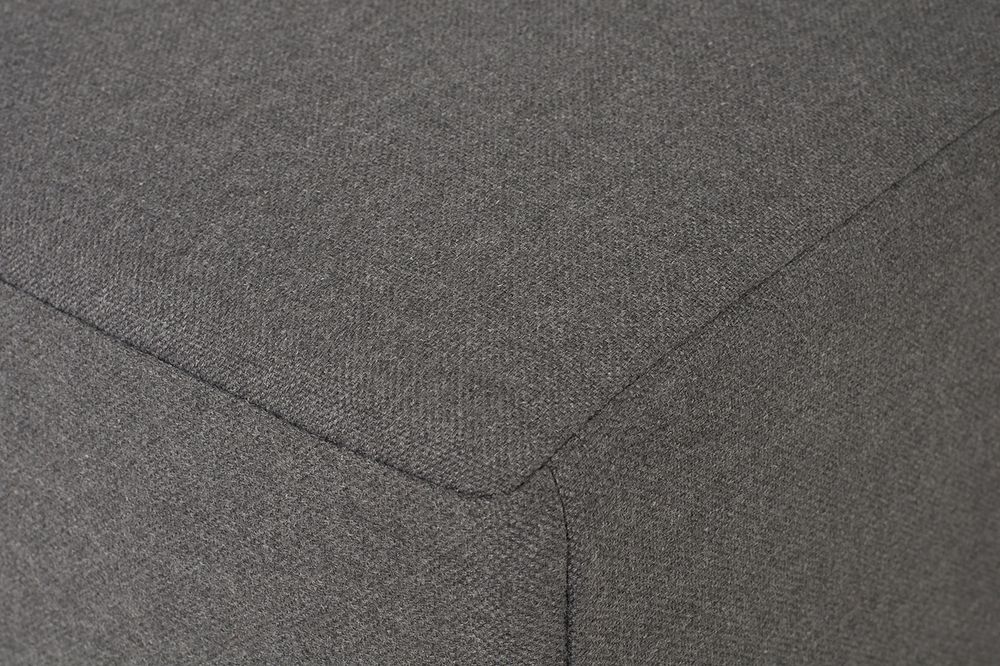 "Капри" модуль диванный прямой с подушками, цвет коричневый