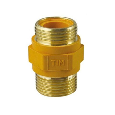 Изолирующая вставка 1/2" НН (латунь/полиамид)