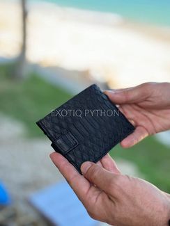 Бифолд кошелек из кожи питона WA-229