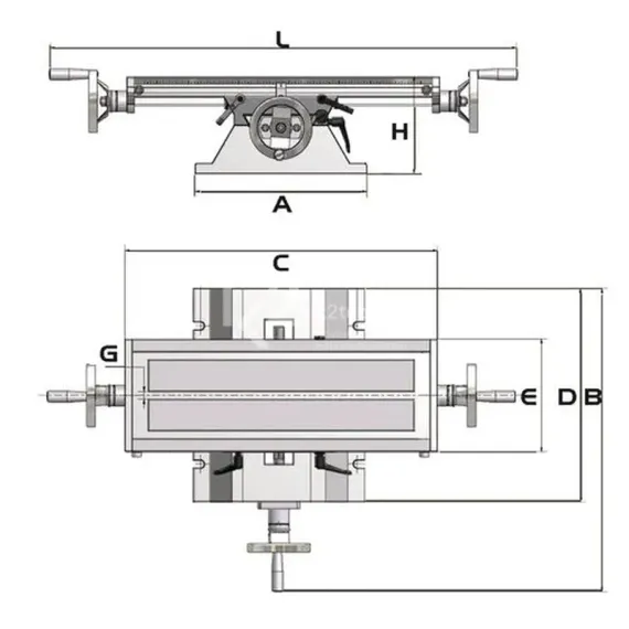 Координатный стол Optimum KT 210