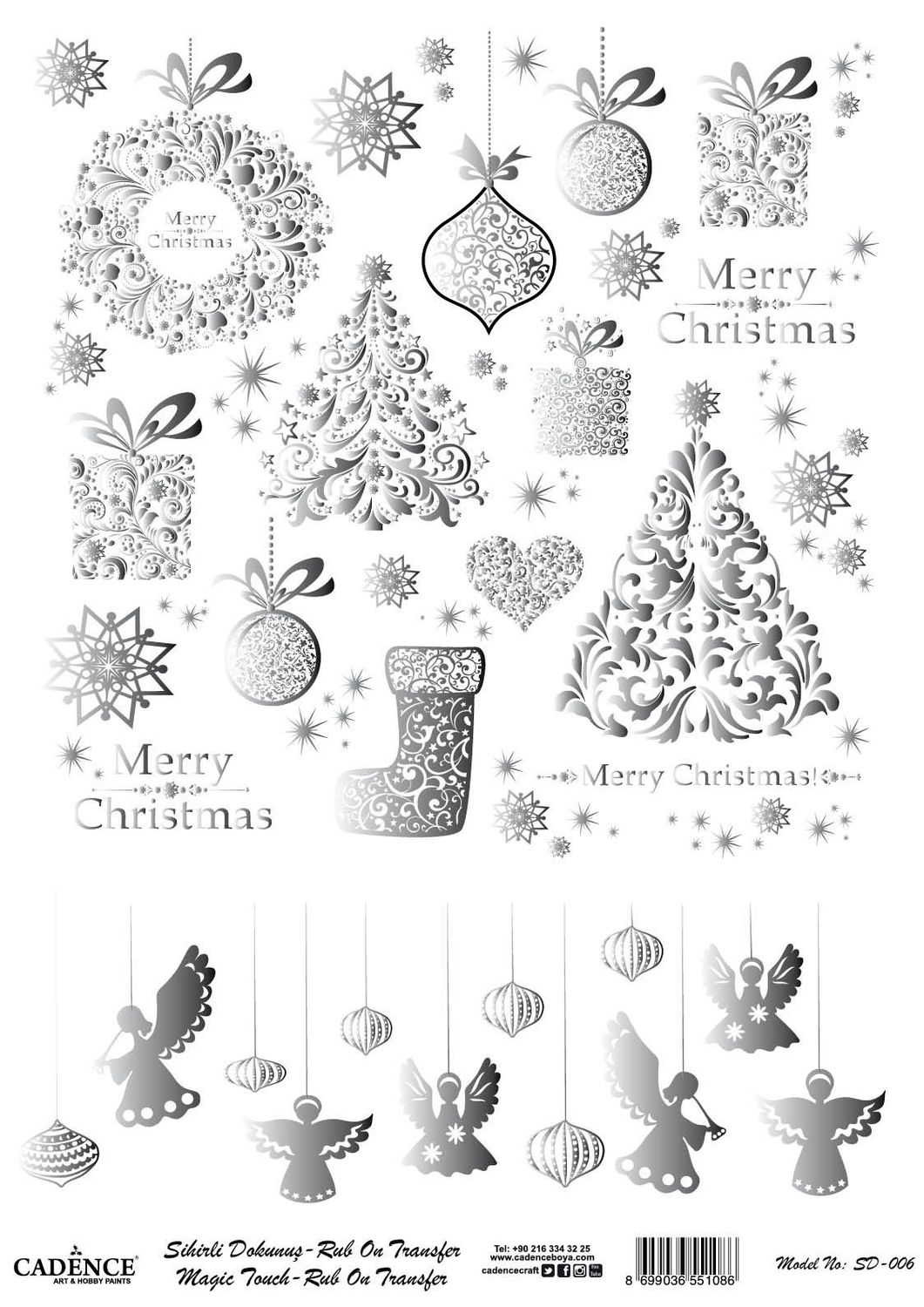 Натирка Cadence серебро SD006 30*42см