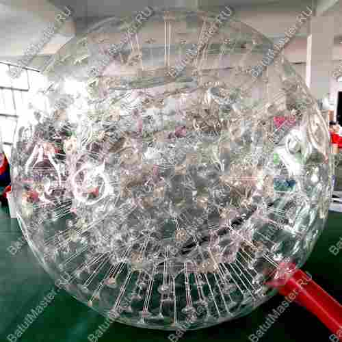 Гидро/аква зорб ПВХ с молнией, диаметр 2.5 м