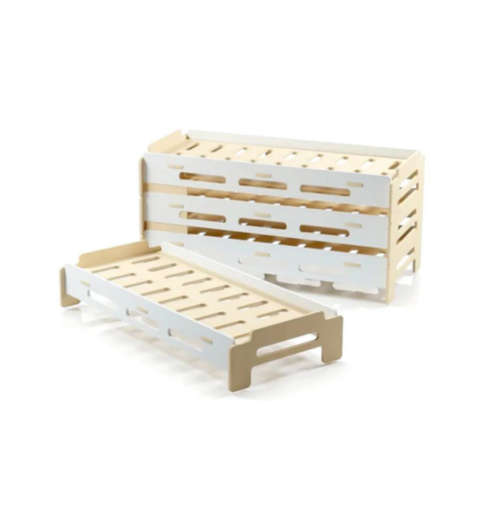 Кровать складируемая фанера, 1440*640*280, бесцветный лак