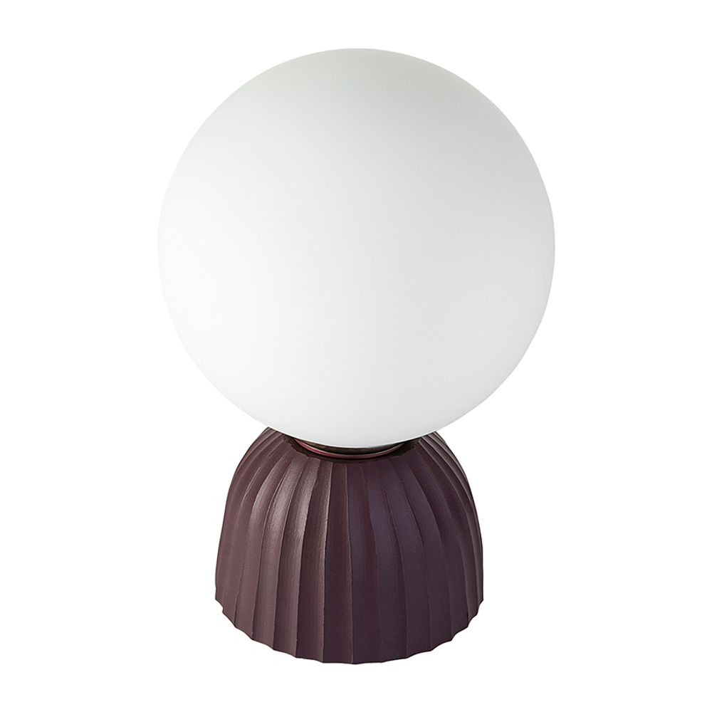 Лампа настольная Texture Moon, Ø20х29 см, вишневая
