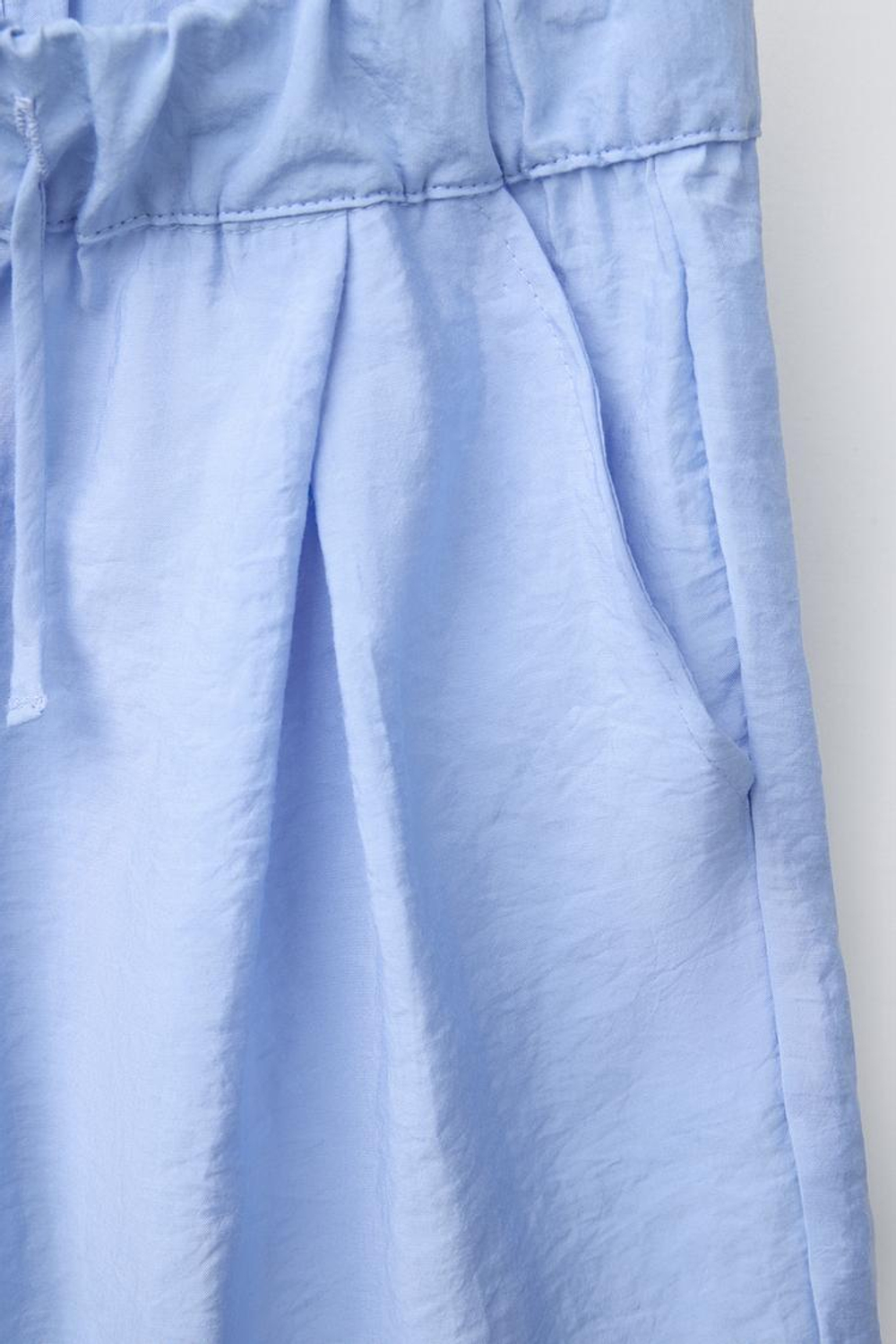 ZARA ШОРТЫ-БЕРМУДЫ ИЗ МОДАЛА, СИНИЙ