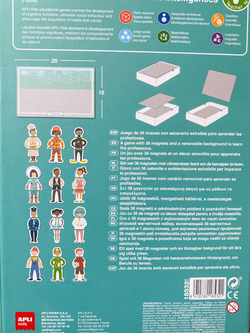 Магнитная игра Apli Kids Magnets Professions
