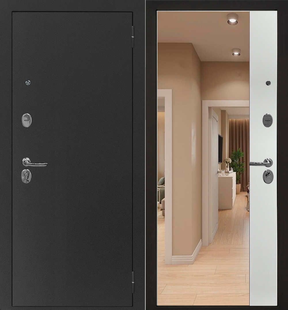 Атлант зеркало МАХ серый