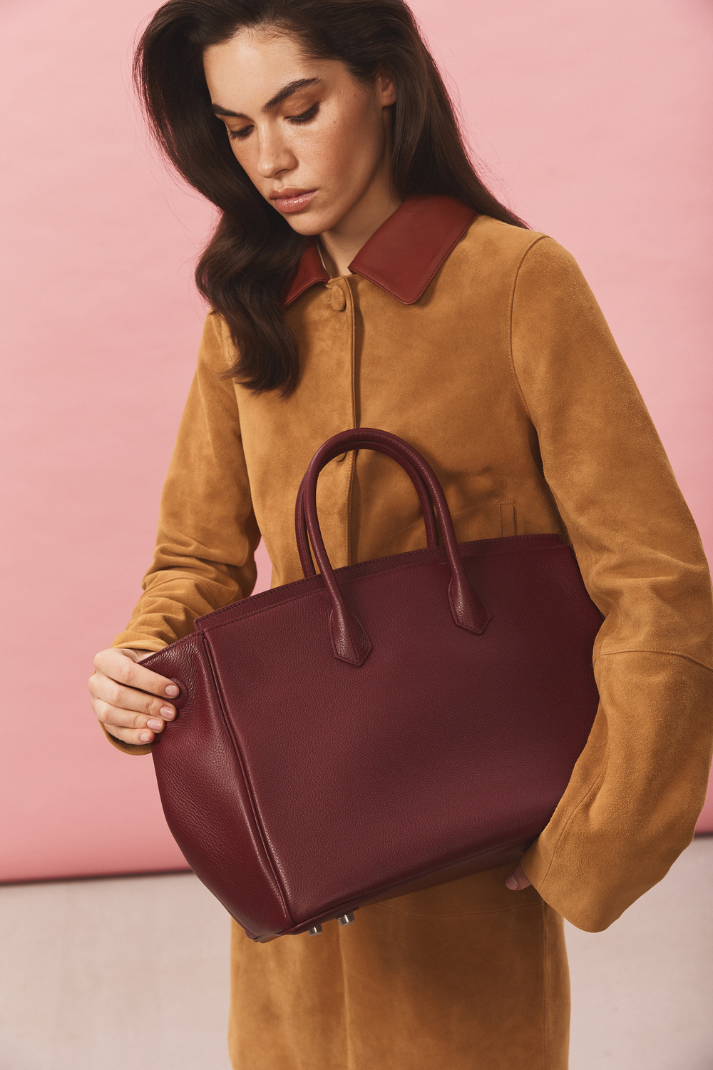 Bag JECKY M NEW berry color