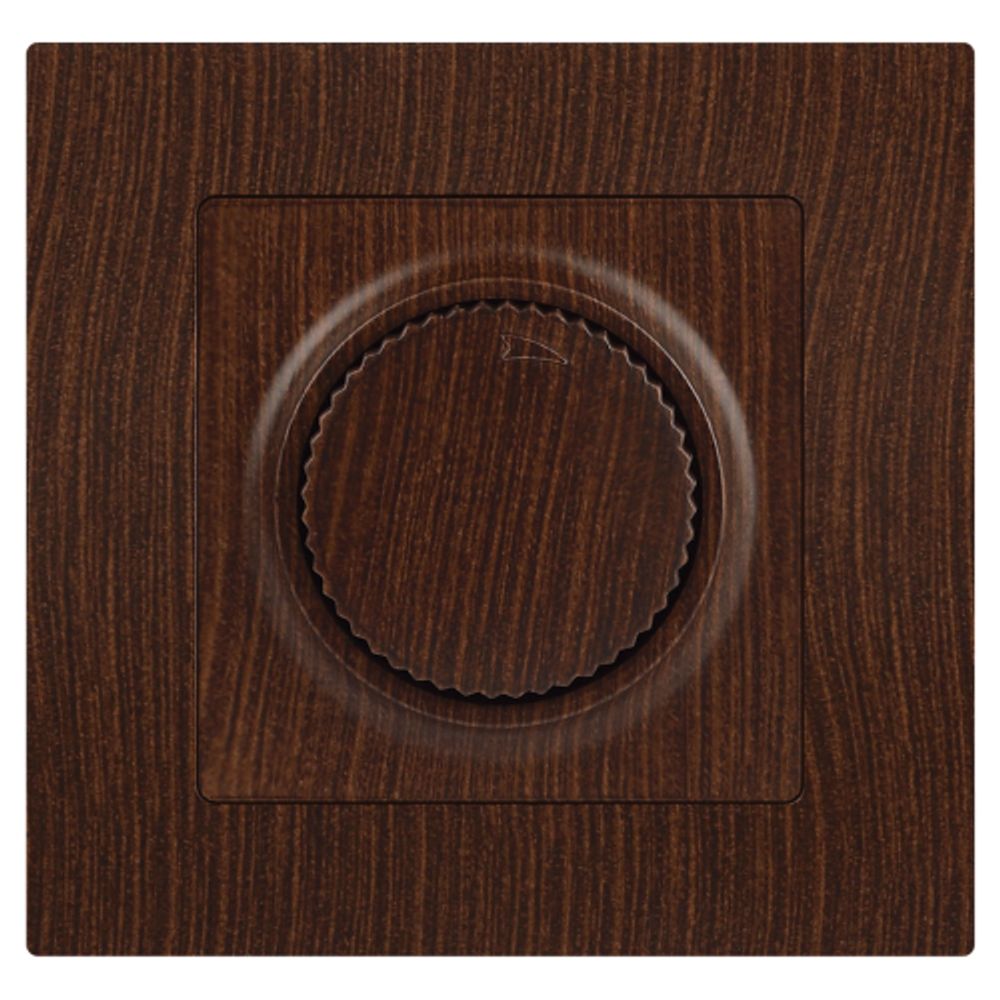 Светорегулятор Intro Accent 6-401-10 поворотный, 600Вт 230В, IP20, СУ, венге