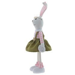 GAEM Игрушка набивная "Заяц/Зайка", L12 W7,5 H41/33 см, 2в.