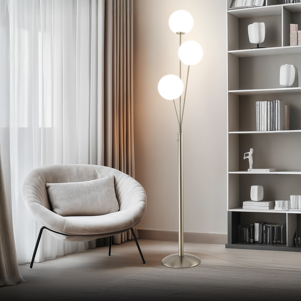 Citilux Томми CL102934 Торшер Матовый Хром