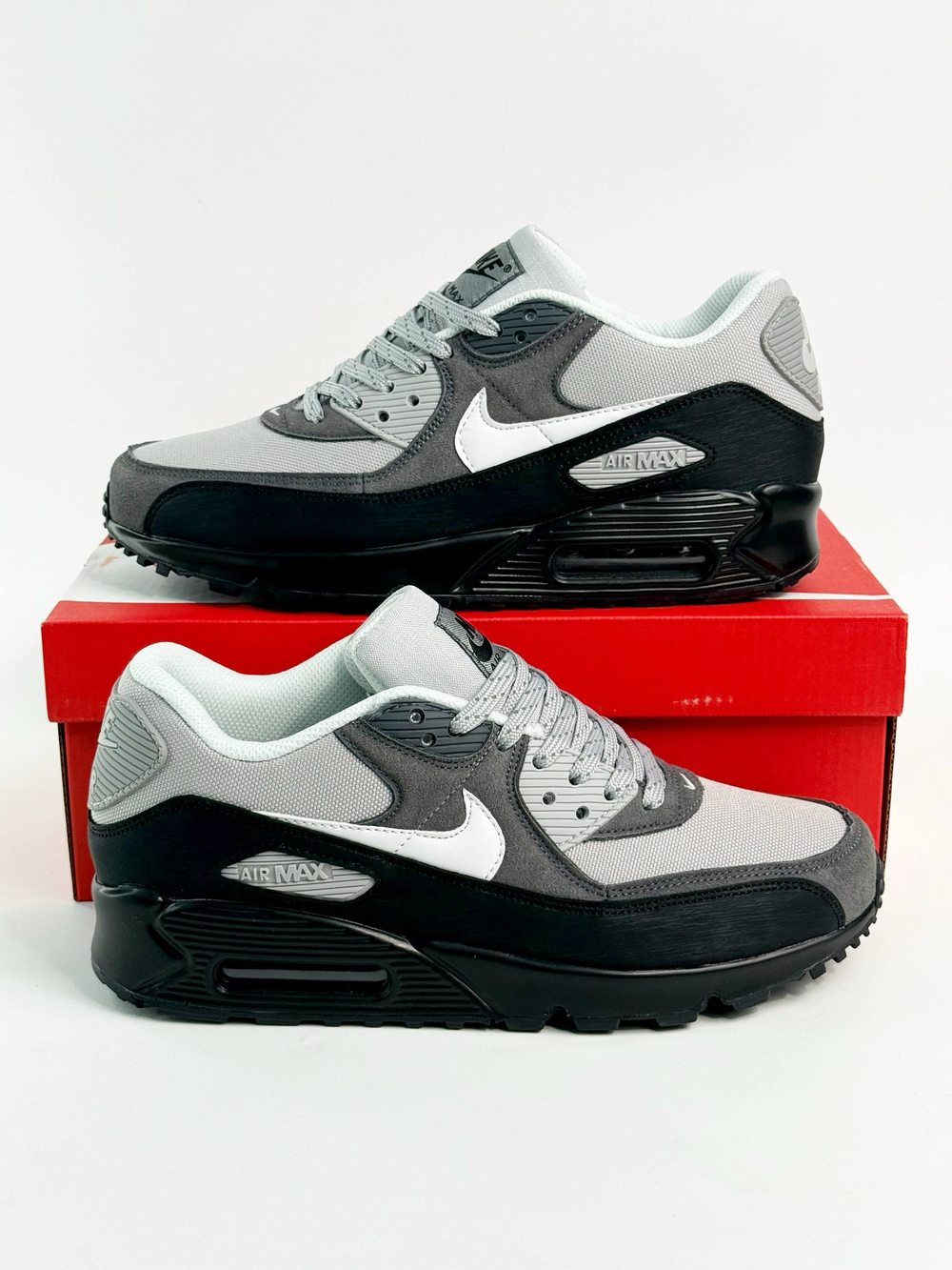 Кроссовкки Nike Air Max 90 #B208 (сер.)
