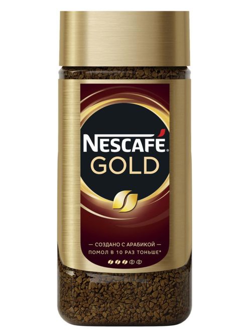Кофе растворимый Nescafe Gold, стеклянная банка 95 г