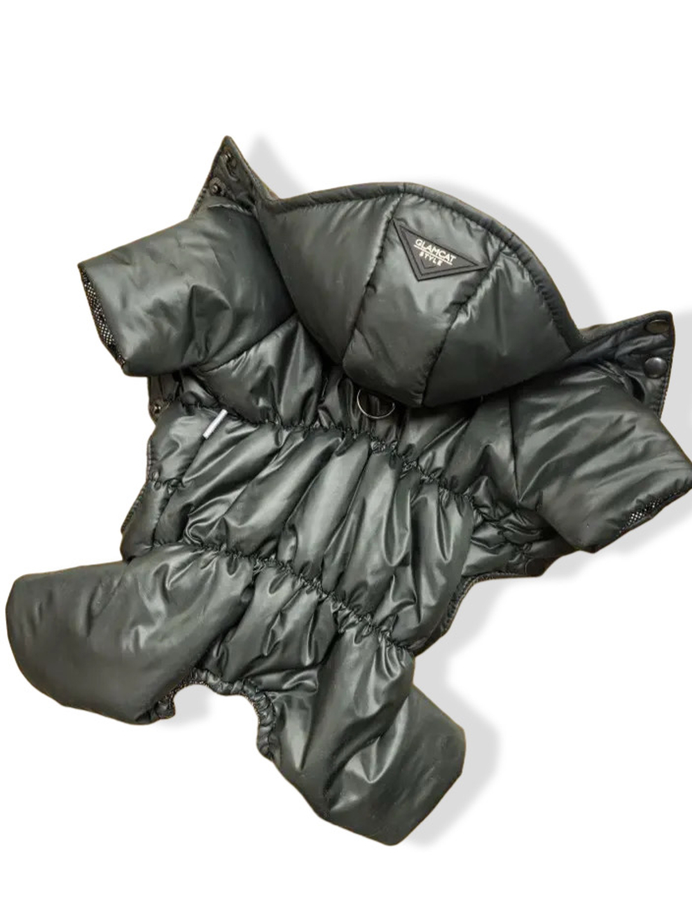 Зимний комбинезон для собак с капюшоном (мальчик)