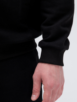 Костюм мужской спортивный на молнии (с начесом). Уголь