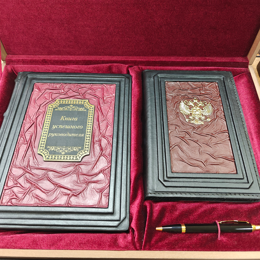 Подарочный набор "Книга успешного руководителя" с авторучкой Parker