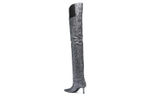 Alexander Wang Glitter Thigh-high Boots Women"s