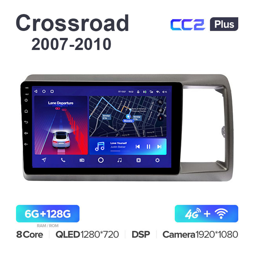 Teyes CC2 Plus 9"для Honda Crossroad 2007-2010