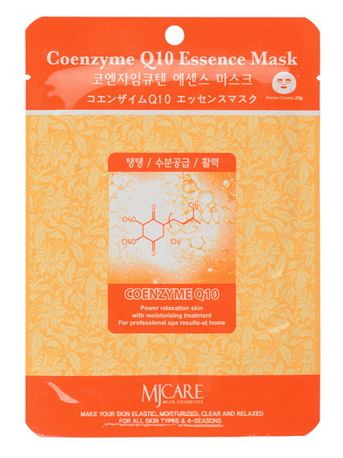 [MIJIN] Coenzyme Q10 Essence Mask - Маска тканевая для лица Коэнзим, 23 гр