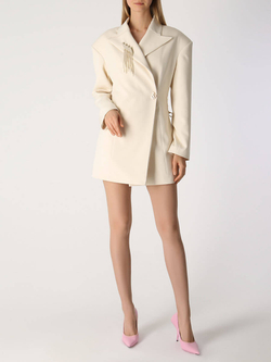 Платье-жакет AfterParty, экрю